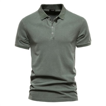 KOSZULKA POLO MĘSKA BAWEŁNIANA POLÓWKA T-SHIRT