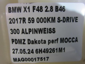 BMW X1 F48 B46 F40 F46 F56 NÁDOBKA VYROVNÁVACÍ 17137617362 7617362
