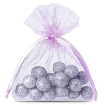 WORECZKI z ORGANZY 10x13 woreczek - 10 szt. ZŁOTO