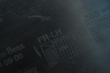 MERCEDES G VAGÓN PODBĚH PŘEDNÍ LEVÉ W463 2018 RHD