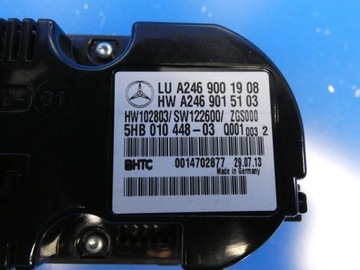 MERCEDES CLA W117 A W176 B W246 PANEL KLIMATIZACE VENTILACE
