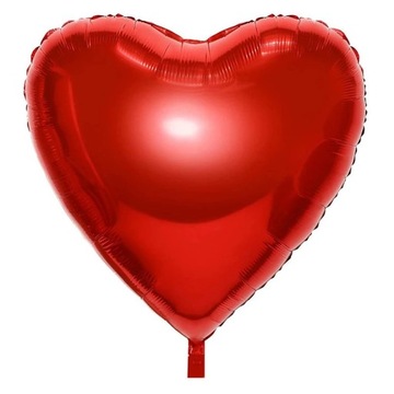 ШАР В ФОРМЕ СЕРДЦА КРАСНОЕ СЕРДЦЕ ИЗ ФОЛЬГИ ГЕЛИЙ