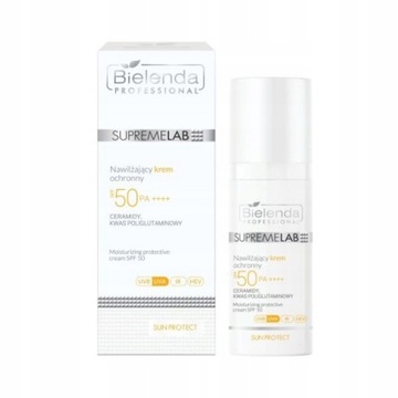 BIELENDA SUPREMELAB KREM OCHRONNY DO OPALANIA Z CERAMIDAMI SPF50 PA++++