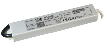 Zasilacz 24V 0.83A 20W IP67 AF24-0831