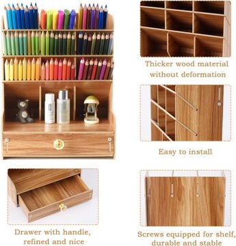 МНОГОФУНКЦИОНАЛЬНЫЙ НАСТОЛЬНЫЙ ОРГАНАЙЗЕР НА 9 ОТДЕЛЕНИЙ