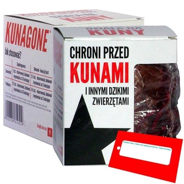 KUNAGONE naturalny odstraszacz kun auto, dom 1-pak