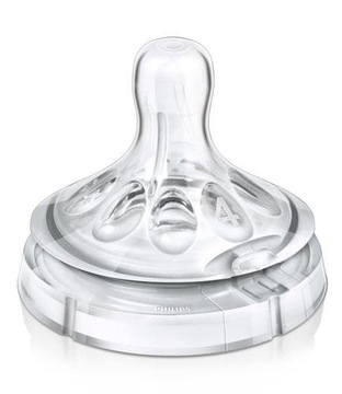 Бутылочка-пустышка AVENT NATURAL QUICK № 4 6 м+ 2 шт.