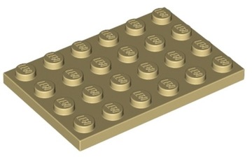 LEGO Płytka 4x6 Beżowa/Tan (3032/4114001) 1szt