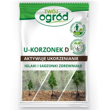 U-KORZONEK D IGLAKI SADZONKI ZDREWNIAŁE 10G AKTYWUJE UKORZENIANIE