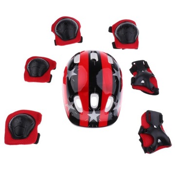 7 . Dzieci na rolkach i hulajnogach Kask na