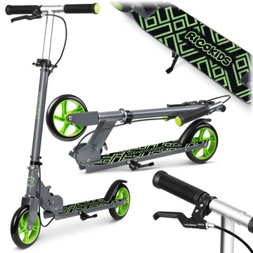 Hulajnoga dwukołowa dla dzieci RicoKids Kodi składana miejska ABEC-7