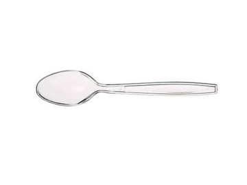 ŁYŻECZKI PLASTIKOWE TRANSPARENTNE ECO 50 SZT.
