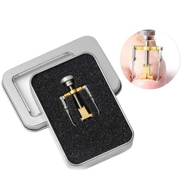 Корректирующий корсет от вросших ногтей на ногах от боли в элегантной коробочке.