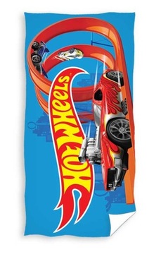 RĘCZNIK KĄPIELOWY 70x140 HOT WHEELS AUTKA DLA DZIECI BAWEŁNIANY PLAŻOWY