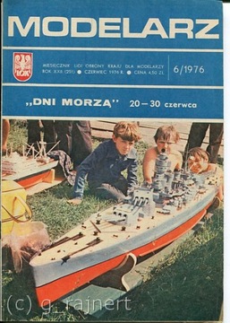 Modelarz 6/1976 Ford Escort 1/3, ORP Sokół, B-25J
