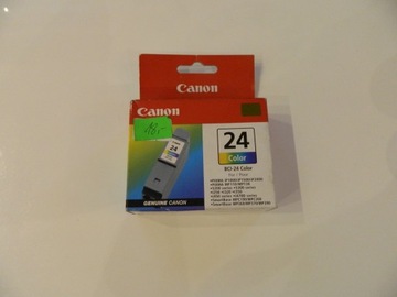 TUSZ ORYGINAŁ CANON BCI-24C BCI-21C KOLOR