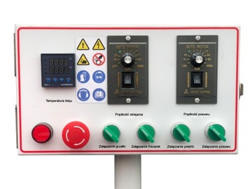 СТАЦИОНАРНЫЙ КРОМОКОБЛИЦОВОЧНЫЙ СТАНОК, АВТОМАТИЧЕСКИЙ, ИЗВЛЕЧЕНИЕ РЕЗКИ