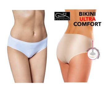 FIGI Bezszwowe Gatta BIKINI COMFORT L białe