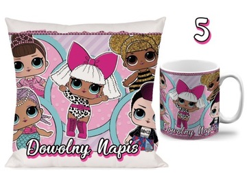 НАБОР ПОДУШКА + КРУЖКА ЛОЛ СЮРПРИЗ + ИМЯ N6