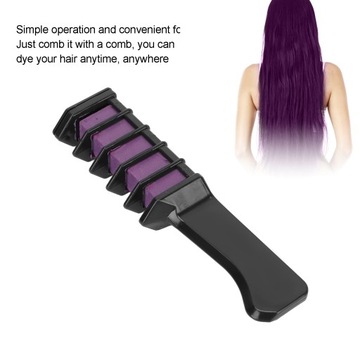 Портативная временная расческа для волос с мелом