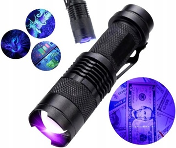 Latarka UV LED