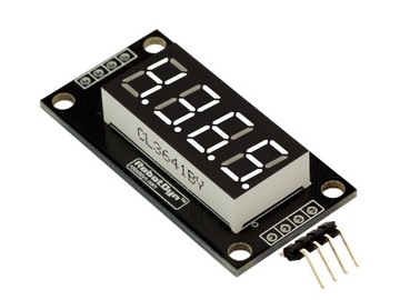 620 Moduł wyświetlacz LED 4-cyfry TM1637 Biały Arduino
