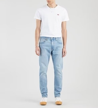 Spodnie jeansy zwężane LEVI'S niebieskie W30 L32