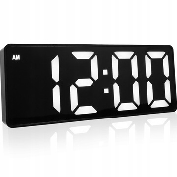 Electric Clock LED Temperature Display Desk