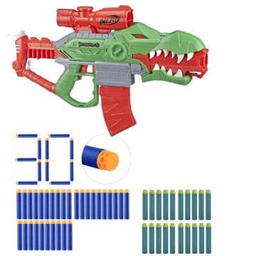 NERF WYRZUTNIA DINOSQUAD REX-RAMPAGE +30x STRZAŁKI