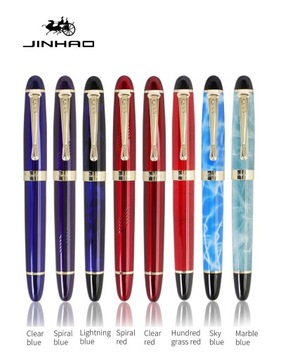 2 шт./лот JINHAO X450 Высококачественная роскошная металлическая ручка с иридием и золотом