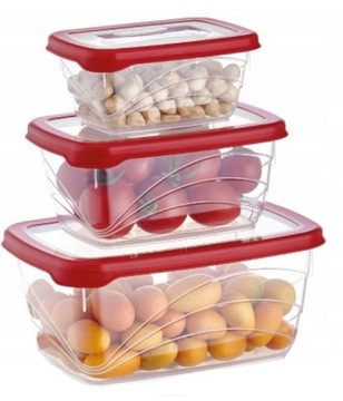 НАБОР ОРГАНИЗАТОРОВ ДЛЯ ПИЩЕВЫХ КОНТЕЙНЕРОВ 3 шт.