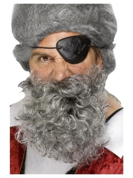 Piracka Broda Siwa Szara dla Pirata