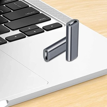 USB-C адаптер «мама» — розетка 5А 100Вт 10Гб корпус