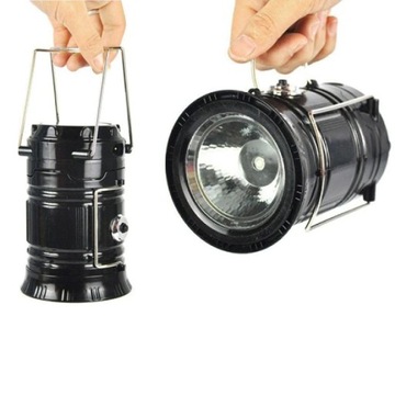 LAMPA TURYSTYCZNA SOLARNA LED AKUMULATOR KEMPING
