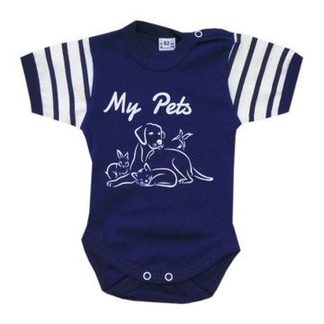 Body krótki rękaw 116 cm My pets - 5 lat