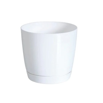 Doniczka okrągła Coubi 21 cm biały