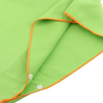 Взрослый детский гидрокостюм для серфинга с капюшоном и пончо для смены одежды. Полотенце и зеленый цвет