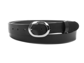 XL 130 cm DAMSKI Pasek - SKÓRA NATUR. - 3 cm - PL