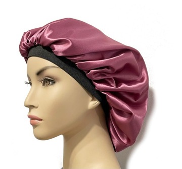 Шапочка из польского атласа, кудри афро-локоны