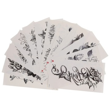 Наклейки с татуировками на рукава для взрослых.