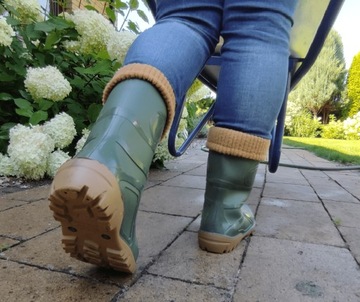 KALOSZE DAMSKIE OCIEPLANE PVC DEMAR 39