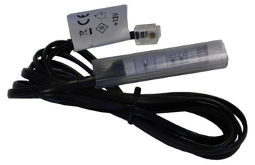 1x klips LED RGB do półek szklanych