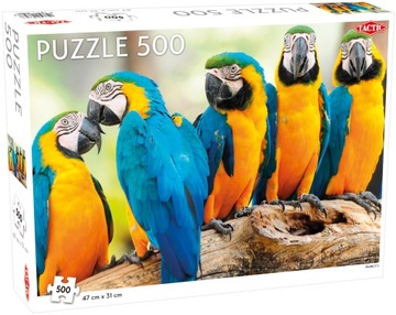 Tactic Puzzle 500el Kolorowe Papugi