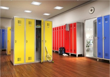 SUM 330 Вт Шкаф металлический 90 см на 3 сотрудников - 3-дверный