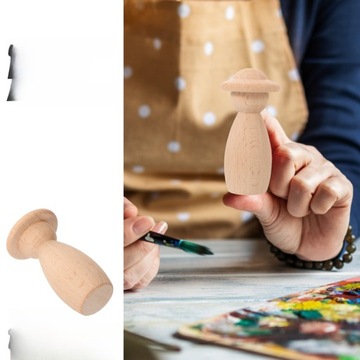 НЕОБРАБОТАННАЯ ДЕРЕВЯННАЯ КУКЛА ДЕРЕВЯННАЯ КУКЛА своими руками НЕОКРАШЕННАЯ