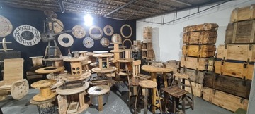 Skrzynia wojskowa drewniana, 76x62x42. świetna dekoracja, kufer, LOFT