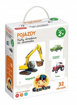 CZUCZU CZU CZU KARTY OBRAZKOWE POJAZDY 2+