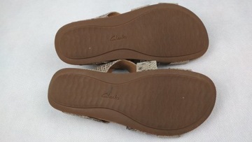 CLARKS Perri Dunes Buty Sandały Skórzane Roz 37