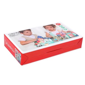 Деревянные кубики - Город 115 элементов