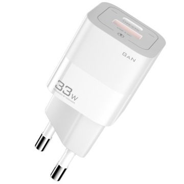 Быстрое зарядное устройство 2xUSB 33W QC3.0+ PD3 PPS адаптер питания